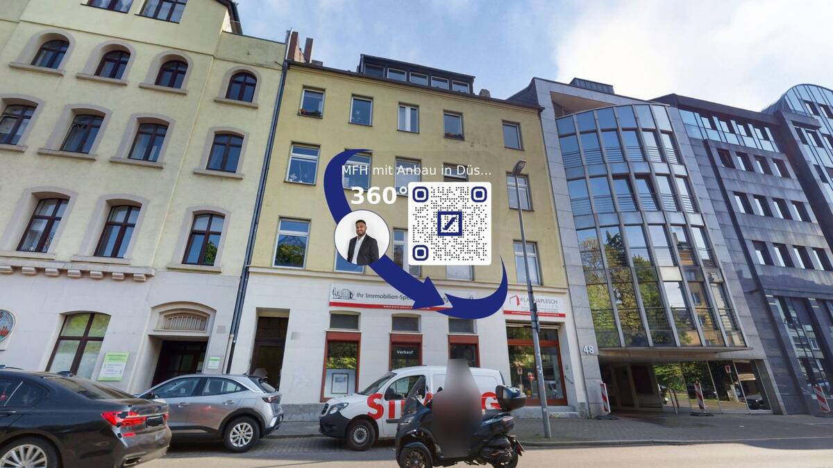 Wohn- und Geschäftshaus mit Entwicklungspotenzial in Bestlage von Düsseldorf-Pempelfort – 40211 Düsseldorf – Bild 1 von 5