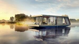 Wohnen auf dem Wasser: völlig AUTARK - u.a. mit Sauna, Einbauküche, Kaminofen und Fußbodenheizung – 10587 Berlin – Vorschaubild 6
