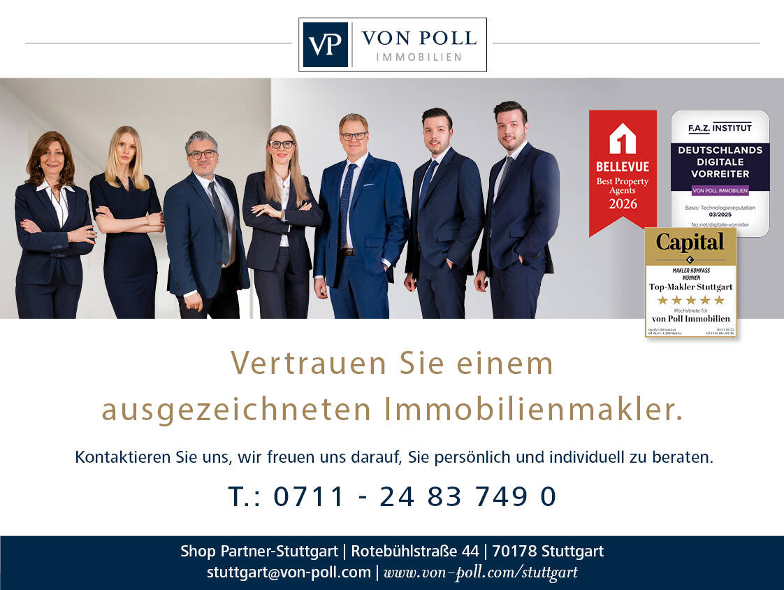 Kapitalanlage in Stuttgart-Mitte: Voll vermietete WG mit stabilem Cashflow. – Stuttgart – Vorschaubild 9