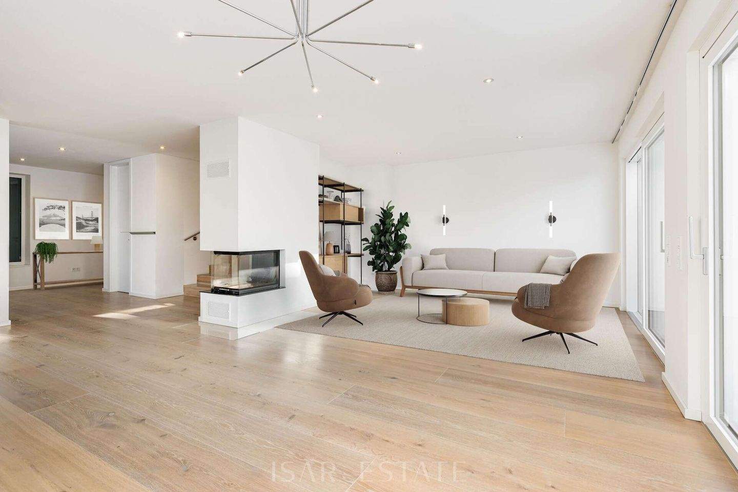 Raumwunder: Hochwertige Doppelhaushälfte mit zeitlos-moderner Optik in Fürstenried-Maxhof – München – Bild 1 von 9