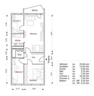 Renovierte 4-Zimmer-Wohnung! – 99091 Erfurt – Vorschaubild 2