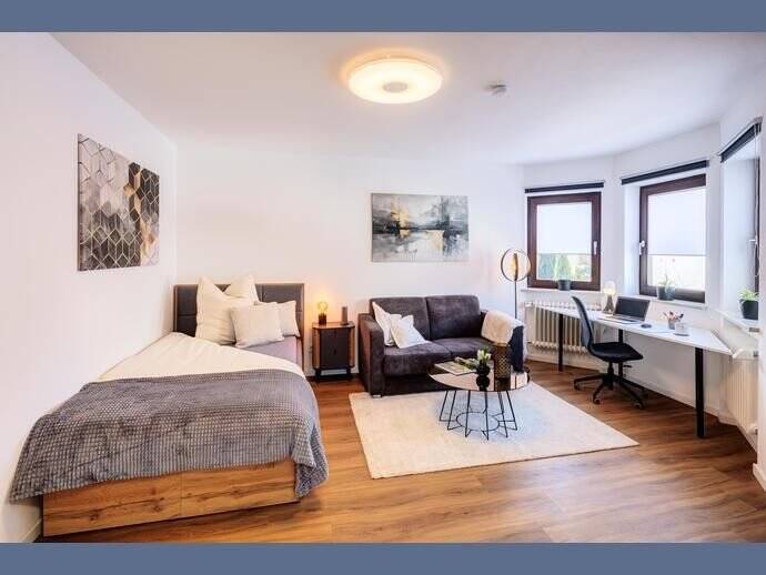 Möbliert: Großzügige 1-Zimmer Wohnung, nördlich von MUC