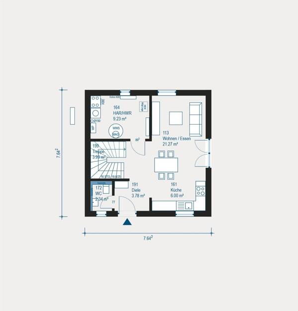Bungalow in 68219 Mannheim mit 91,07 m² kaufen