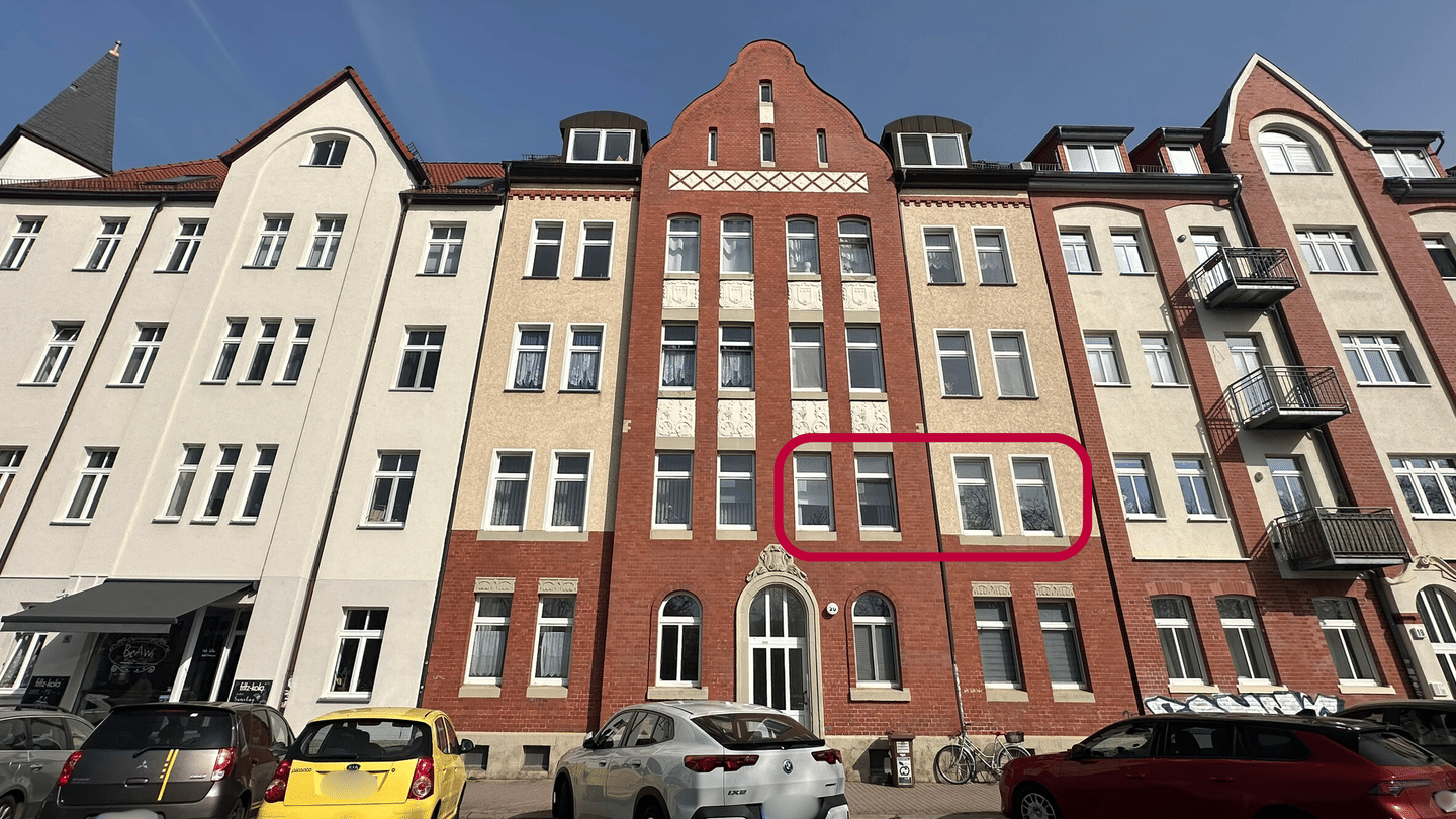 Tolle 3 Zimmer Wohnung 1. OG mit Aufzug im begehrten Mühlenviertel – Erfurt – Bild 1 von 9