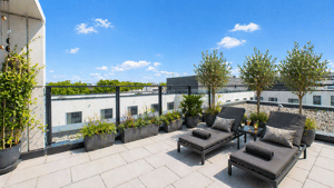 PEMPELFORT DELUXE! Moderne 3-Zimmer-Wohnung mit XL Terrasse & EBK plus 2 Stellplätze