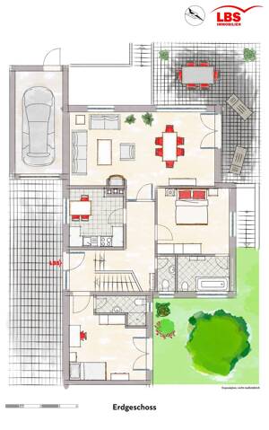 Attraktives Grundstück mit Bungalow und zusätzlichem Zweifamilienhaus – 48161 Münster – Vorschaubild 6