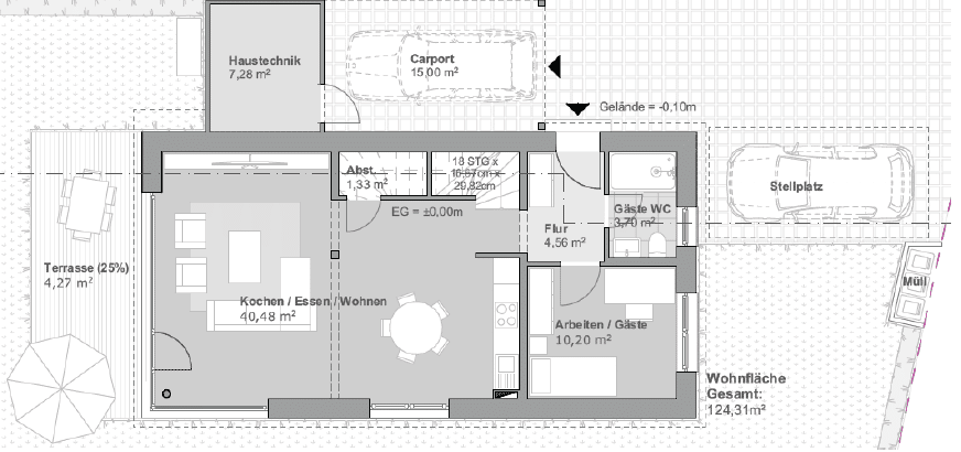 Modernes KfW-55-Einfamilienhaus in Moritzburg - Schlüsselfertig und individuell planbar – Moritzburg – Vorschaubild 4