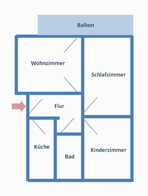 3 Zi-Whg. in zentraler Lage von Nbg. sucht Mieter – Nürnberg – Bild 1 von 7