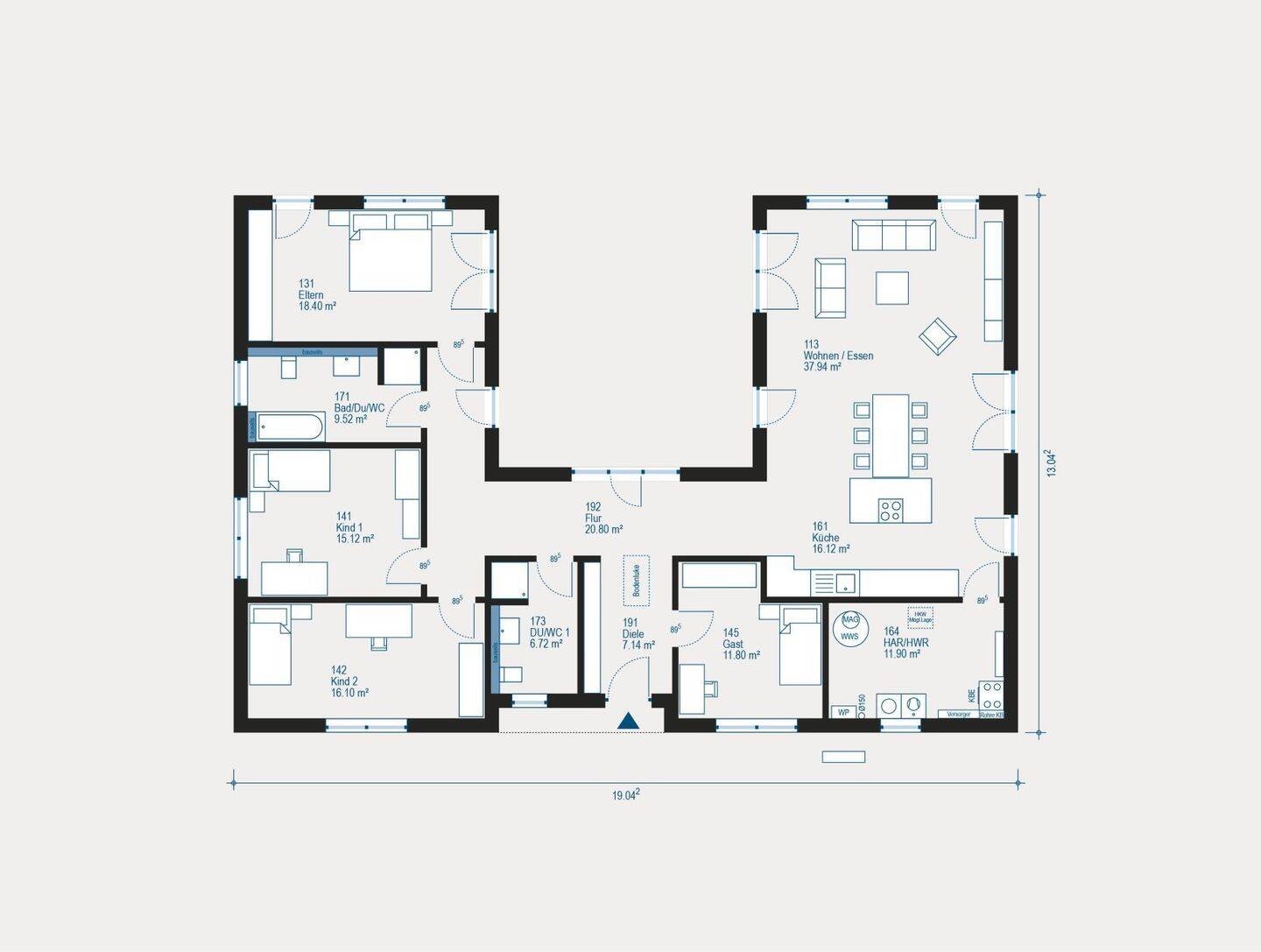 Traumhaus in Aresing inkl. Baugrundstück – Aresing – Vorschaubild 6