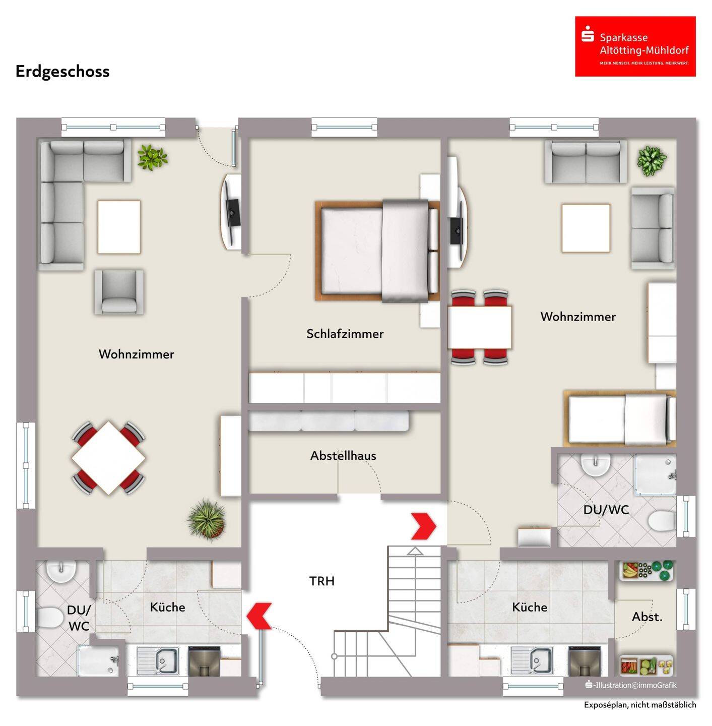 Solides Mehrfamilienhaus in Ampfing – Ampfing – Vorschaubild 4