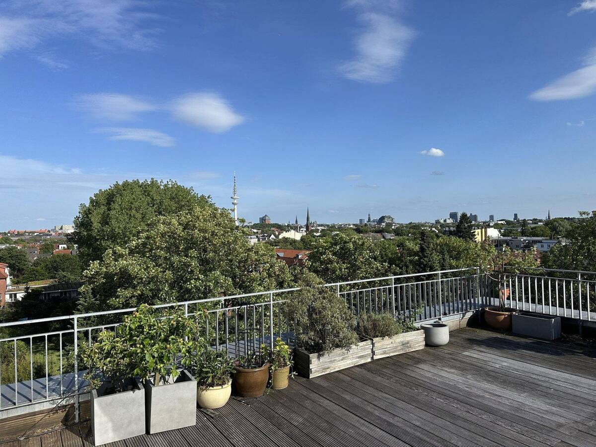 5,5 Zimmer Maisonette Penthouse Wohnung Emilienstraße – 20259 Hamburg – Bild 1 von 9
