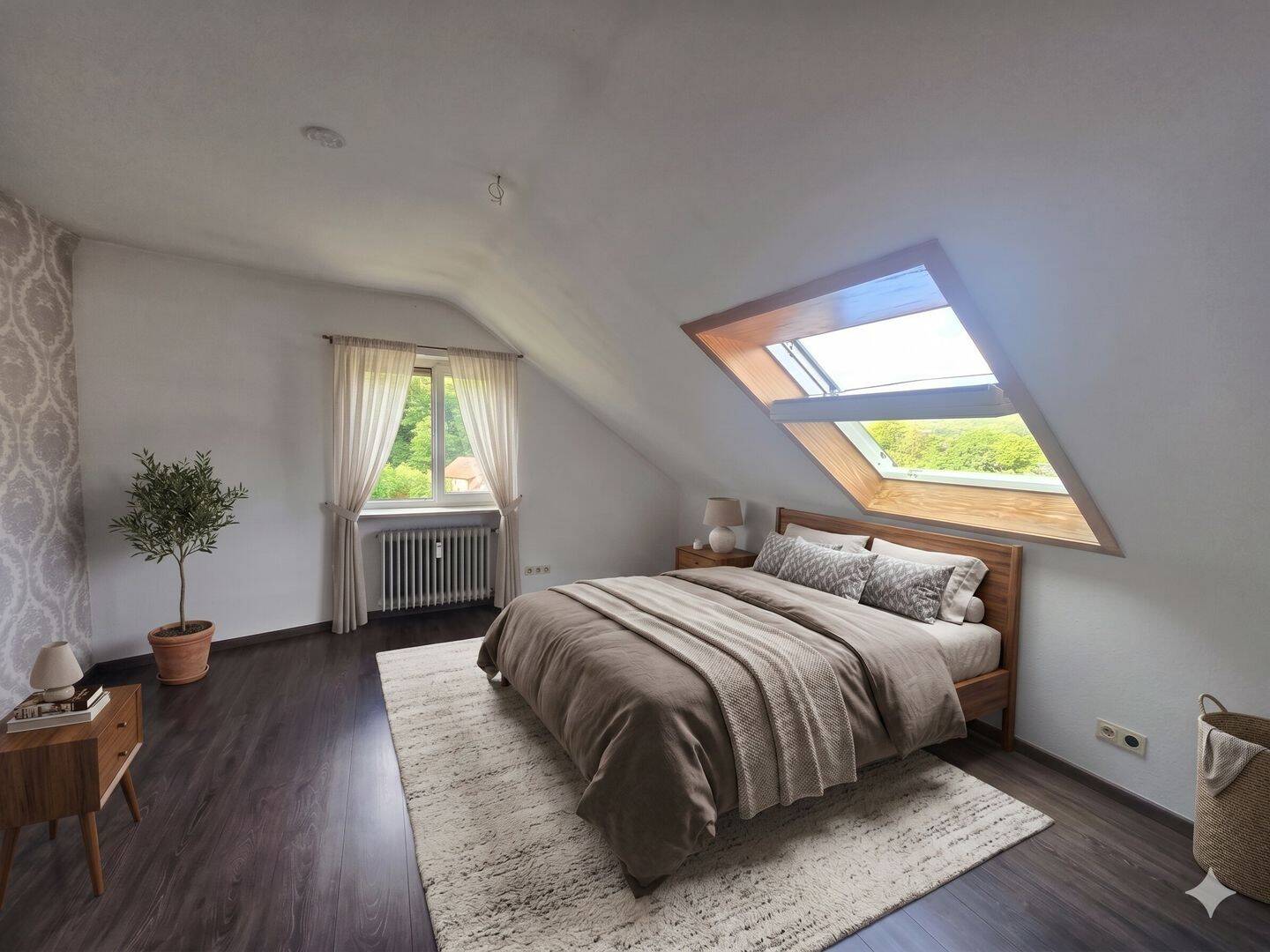 Über den Dächern von Stuttgart-Süd: Gemütliches DG-Juwel mit Balkon und Traumaussicht! – Stuttgart – Vorschaubild 3