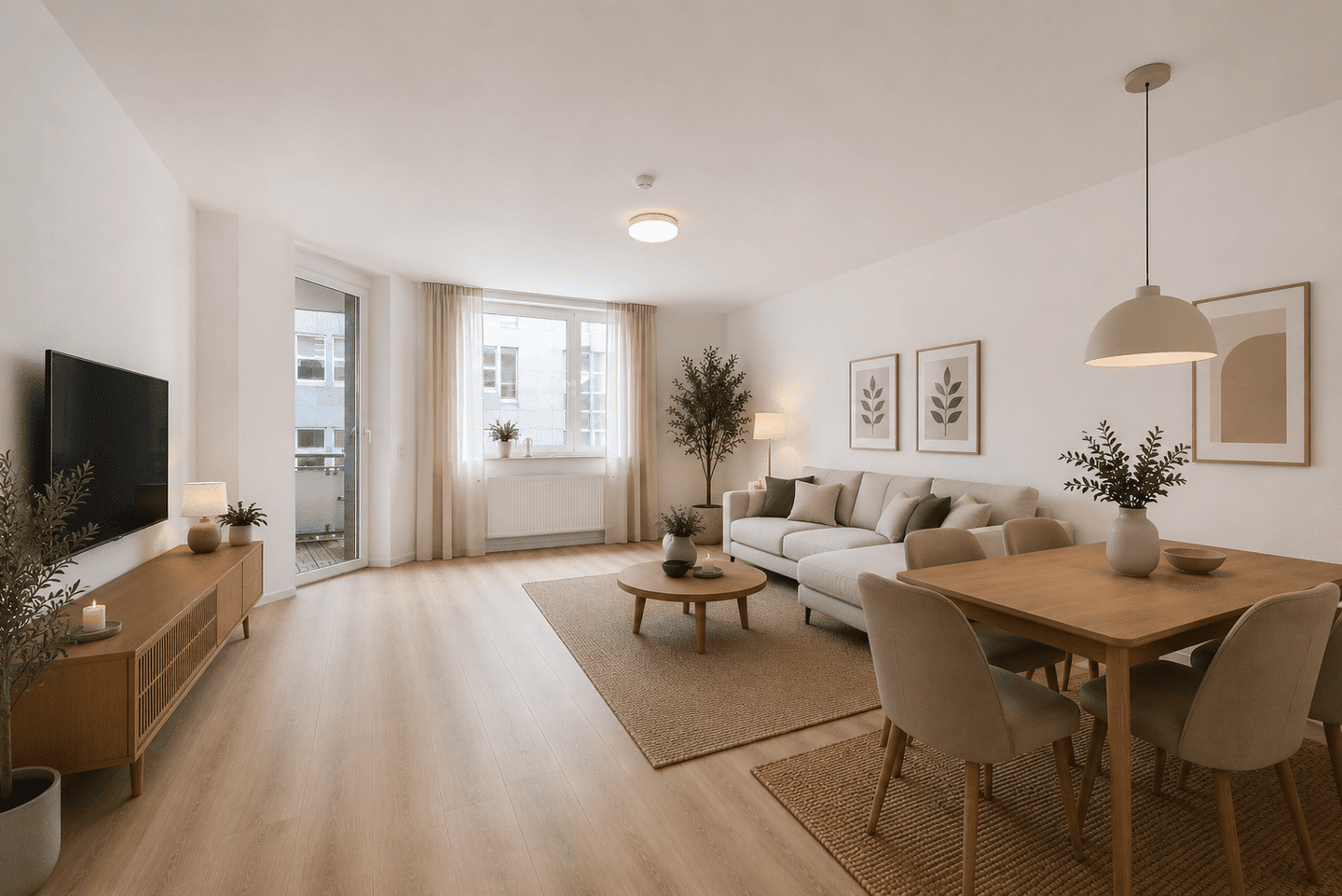 Moderne 4-Zimmer-Wohnung mit Balkon und Tiefgarage im beliebten Oberbilk