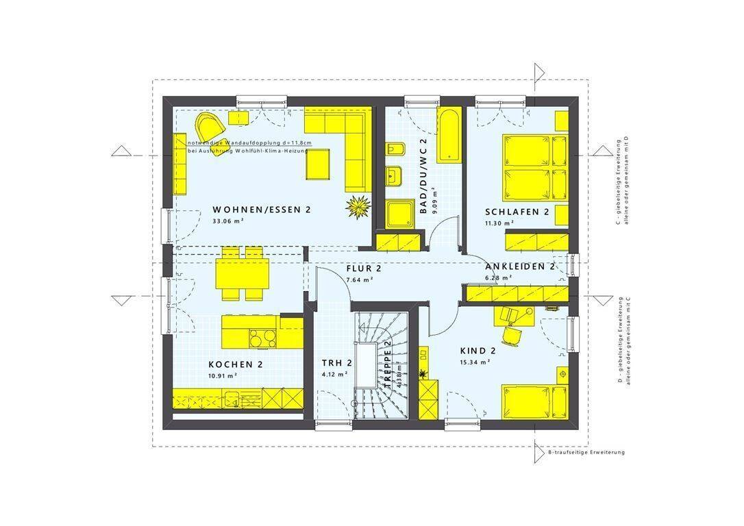 Attraktives Grundstück zur Bebauung mit Zweifamilienhaus. (projektiert, noch nicht gebaut) – Wuppertal – Vorschaubild 5