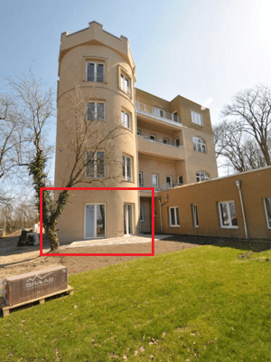 Traumhafte Wohnung im Grünen mit Garten