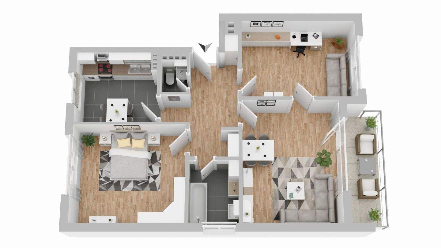 Endlich MEINS! Ruhige 3-Zimmer-Wohnung in Lokstedt.
