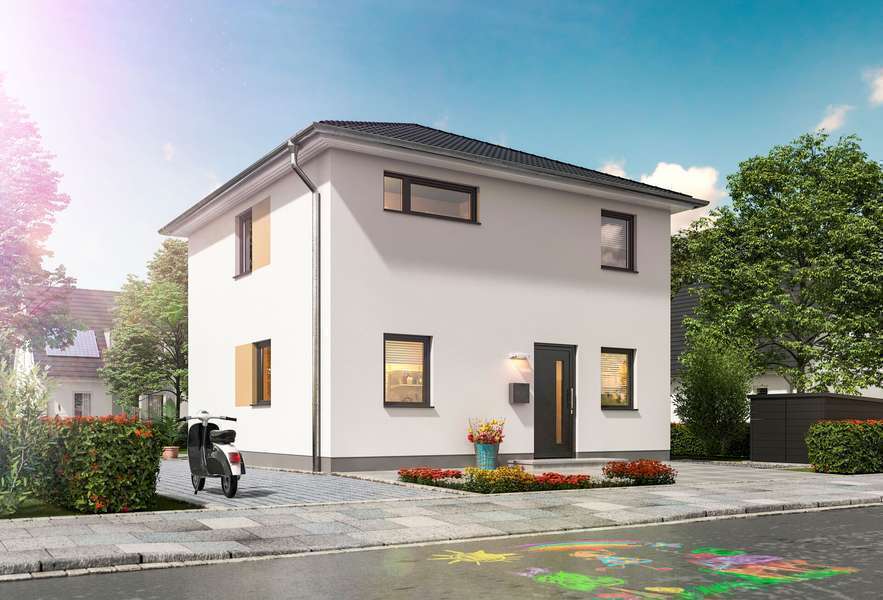 Stadthaus 100 massiv gebaut, Preis inkl. Grundstück – Hauptstuhl – Bild 1 von 7