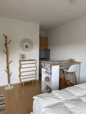 Stilvolle, möblierte 1-Zimmer-Wohnung mit Einbauküche in Münster. Perfekt geeignet für Studenten – 48161 Münster – Vorschaubild 3