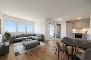 Provisionsfrei | Neubau-Wohnung im 6.OG mit Alpenblick (Energie A+) – 81375 München – Vorschaubild 4