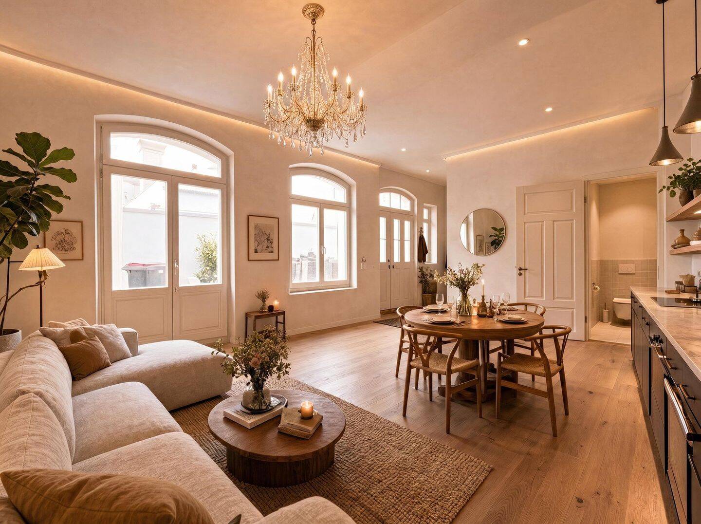 Wohnen wie im eigenen Haus - großzügige 5-Zimmer-Wohnung im kernsanierten Denkmal – Aachen – Bild 1 von 9