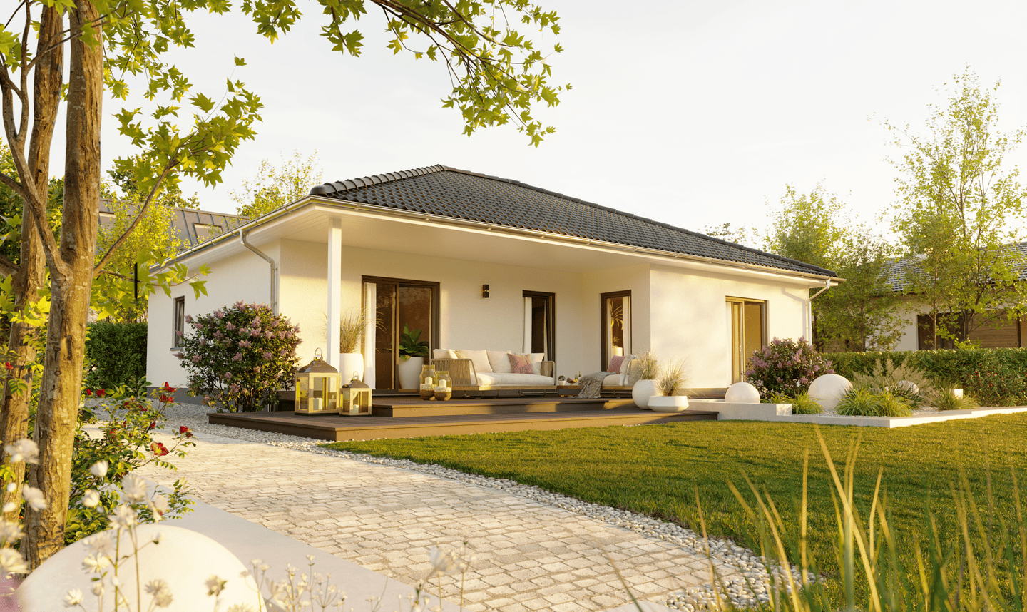 Neubau statt Bestandskompromiss - Ihr Bungalow in Neustadt-Glewe inkl. Grundstück – Neustadt-Glewe – Bild 1 von 9