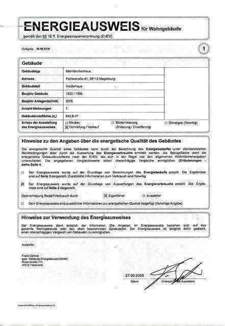 Wohnen in gemütlicher 3-Raum Dachgeschoss-Wohnung mit Einbauküche. – Magdeburg – Vorschaubild 3