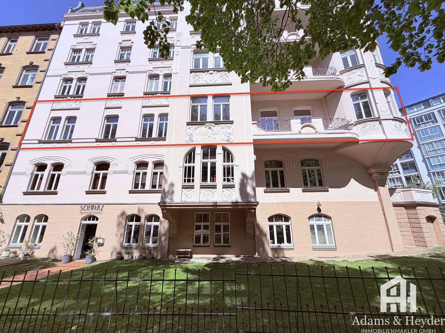 **wieder Besichtigung möglich** sonnige 5-Zimmer Altbauperle im Vorderen Westen mit großem Balkon – Kassel – Vorschaubild 3