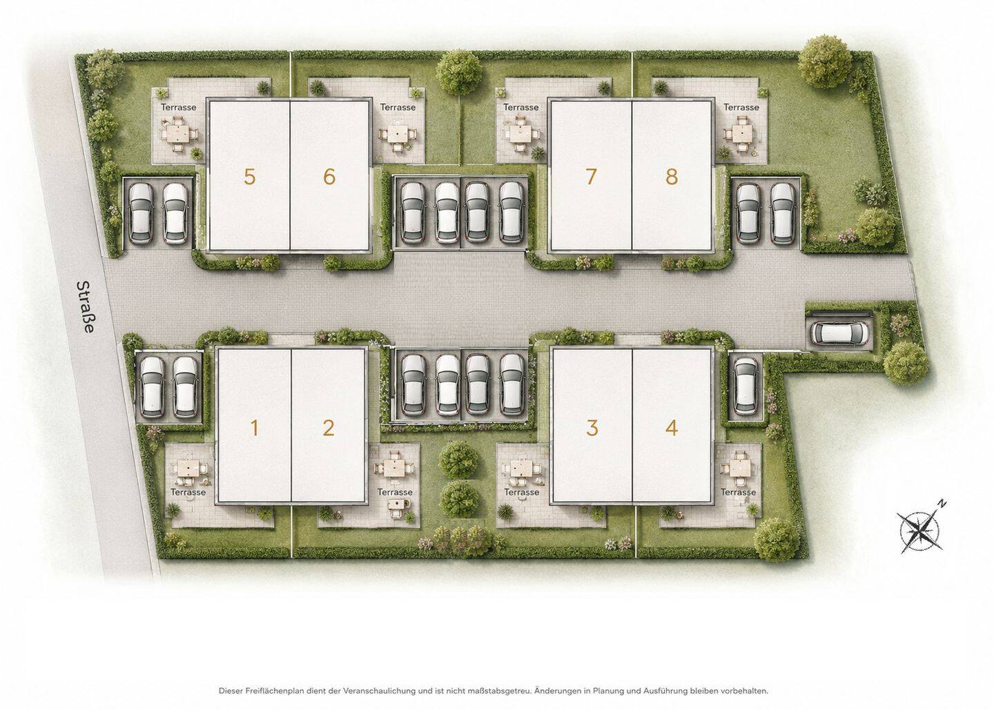 HAUS 4 | Neubau-Doppelhaushälfte | KfW 40 QNG Plus – Kriftel – Vorschaubild 3