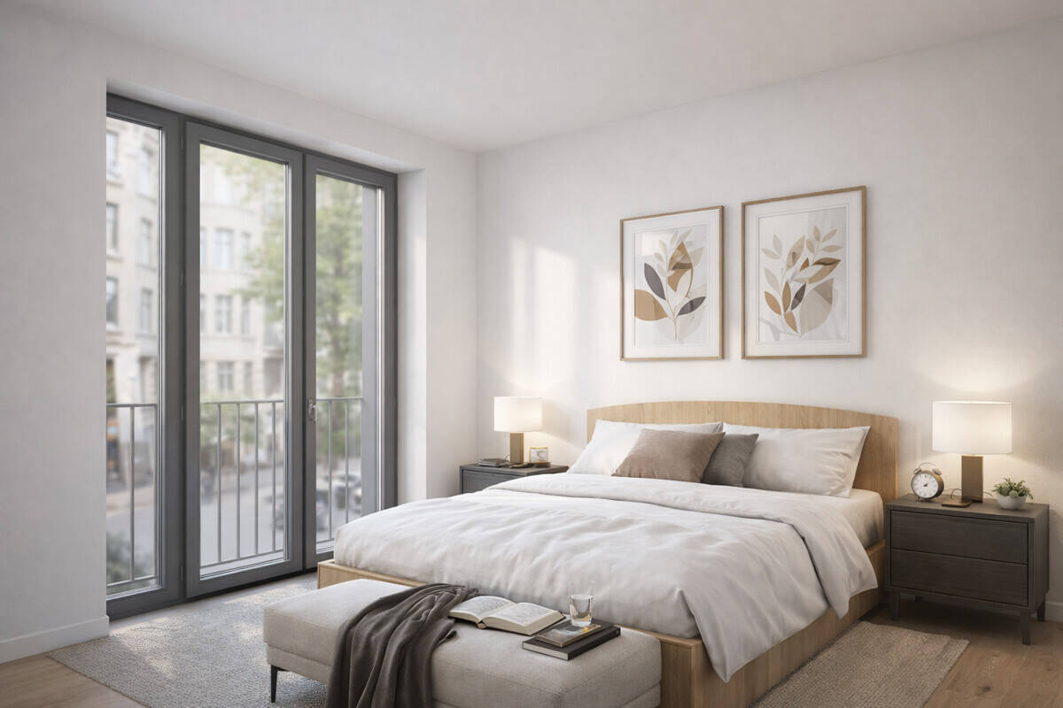 SCHÖNEBERG / KREUZBERG: BESTE LAGE: ERSTBEZUG im LUXUS Neubau: 3-Zimmer-Whg + 2 Bäder und Balkon – Berlin – Vorschaubild 3