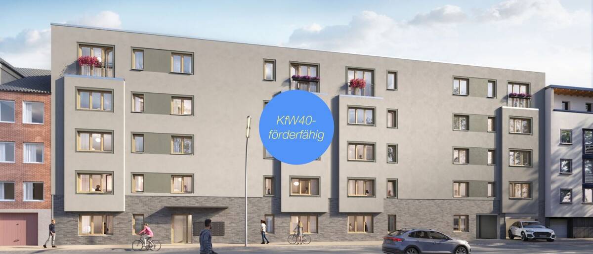 2-Zimmer-Neubauwohnung mit Balkon im 2. OG – 50735 Köln – Bild 1 von 5