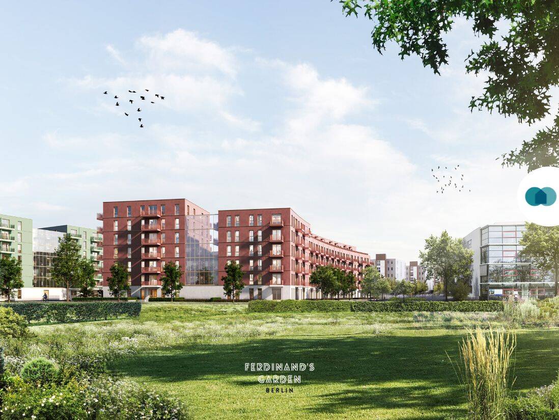 Toll geschnittene 1,5-Zimmer-Wohnung mit BALKON im Neubauquartier 'Ferdinand's Garden' – Berlin – Vorschaubild 9