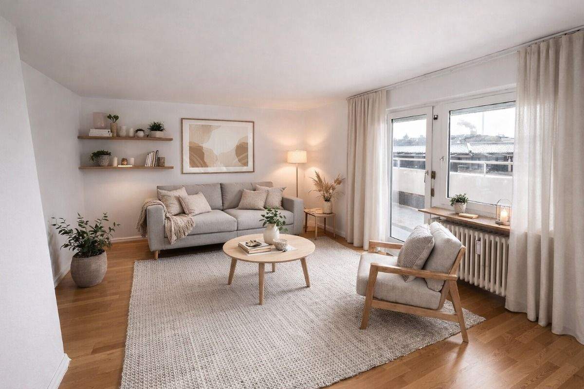 *RESERVIERT* Wohnen über den Dächern Nürnbergs - Studio mit sonniger Süd-Dachterrasse – Nürnberg – Vorschaubild 2