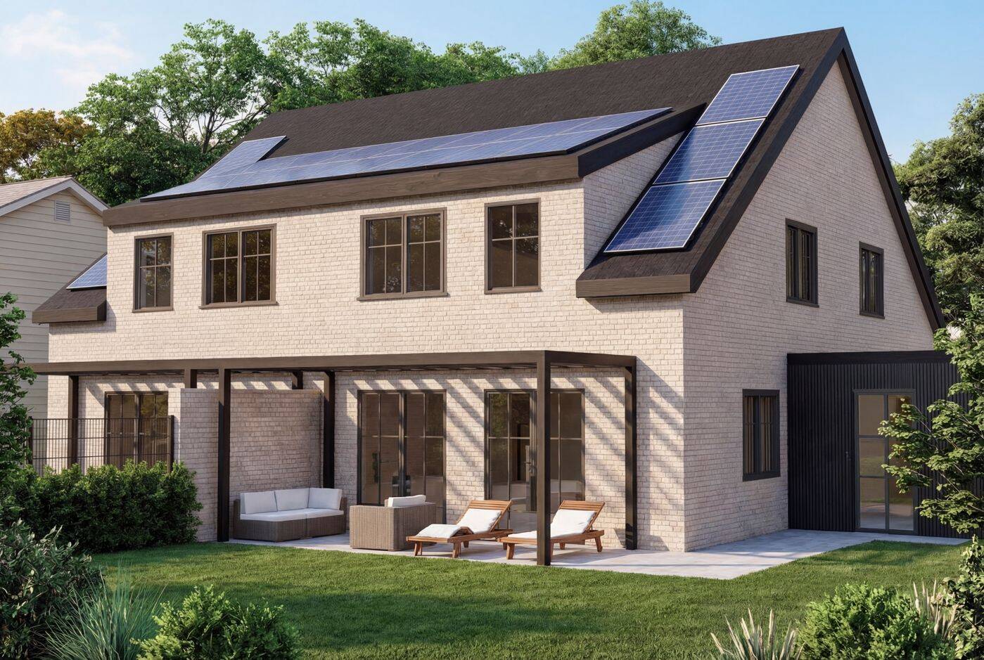 Premium Doppelhaushälfte - Neubau : Wärmepumpe, PV-Anlage & Carport inklusive – Ostercappeln – Vorschaubild 3