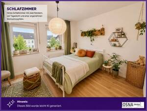 Zentral wohnen, ruhig entspannen - gepflegte 2-Zi. -Wohnung mit Aufzug, S-W Balkon u. Tiefgaragenpl. – 49080 Osnabrück – Vorschaubild 6