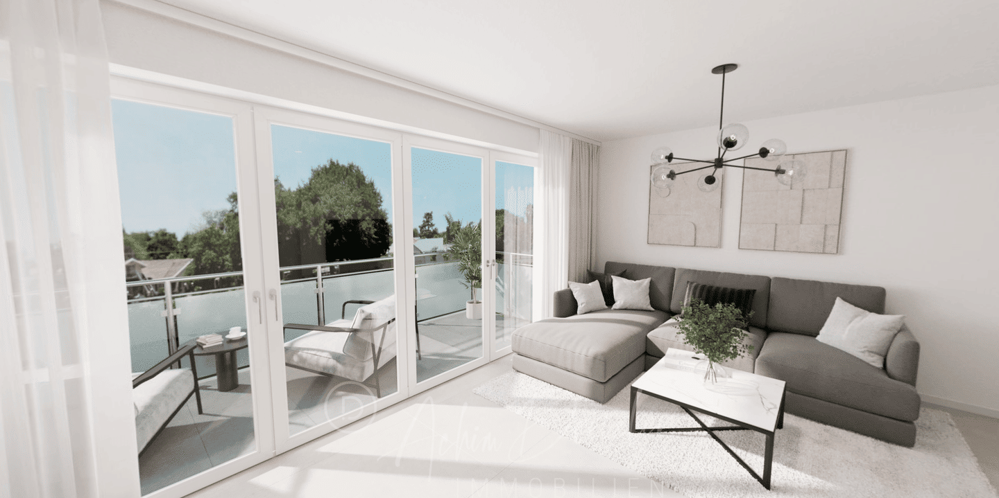 Kleine 3-Zimmer-EG-Wohnung im Neubau in Münster Hiltrup mit Terrasse Garten & PKW-Stellplatz – Münster – Vorschaubild 2