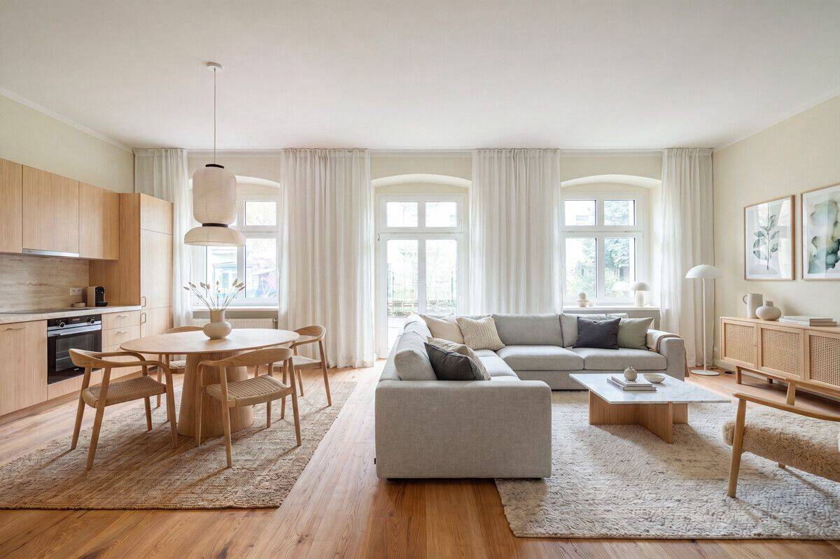 Bezugsfrei: Gemütliche Terrassen-Wohnung in ruhiger Lage, Erstbezug nach Sanierung, nahe Spree