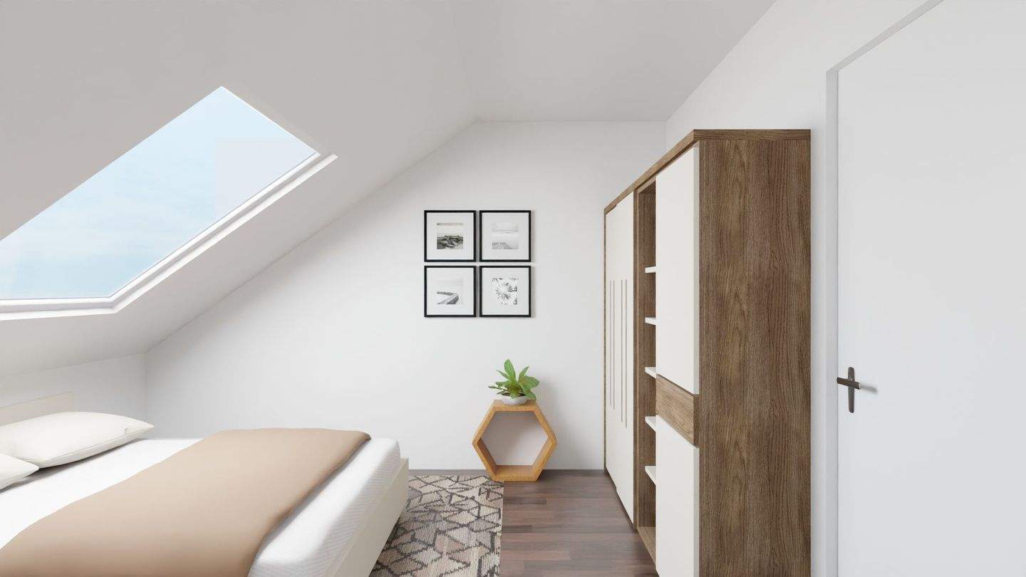 Einziehen & wohlfühlen: Hochwertige Dachgeschoss-Neubauwohnung mit Balkon – Regensburg – Vorschaubild 4