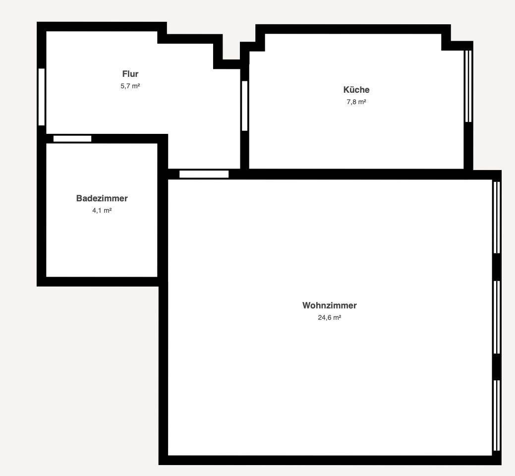 DIREKT AM BURGPLATZ - GEMÜTLICHES APARTMENT MIT EINBAUKÜCHE – Düsseldorf – Vorschaubild 9