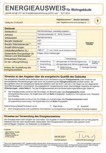 Denkmalgeschütztes Objekt mit Fußbodenheizung und Parkett ! – Chemnitz – Vorschaubild 8