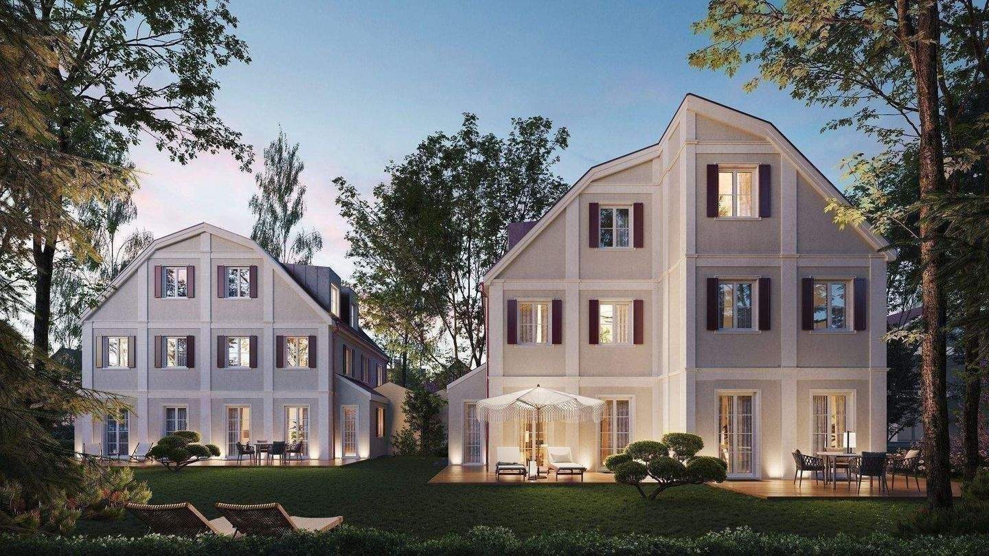 NEUBAU Exklusive Villenhälften in klassischer Architektur in Top-Lage I 50 % VERKAUFT – München – Bild 1 von 3