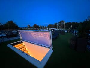 LUXUS Hausboot - 3 Etagen - 100m² Wohnen + 120 m² SONNENTERRASSE - Kamin, Kino, komplett individuell – 18119 Rostock – Vorschaubild 8