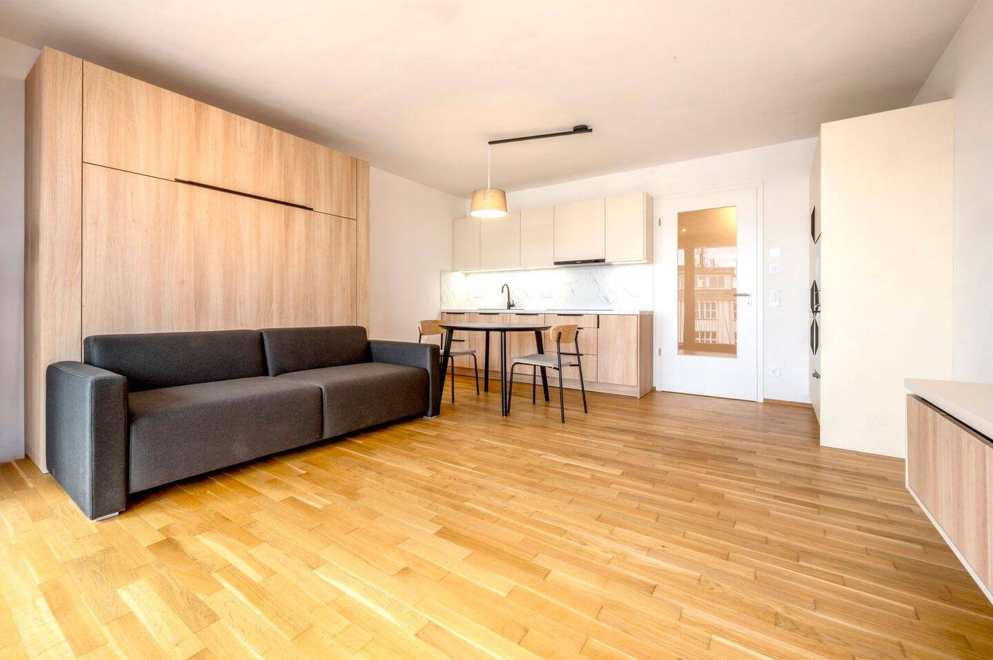 Möblierte Wohnung - 1-Zimmer Wohnung mit Loggia am Elbufer – Marina Garden – Dresden – Vorschaubild 5