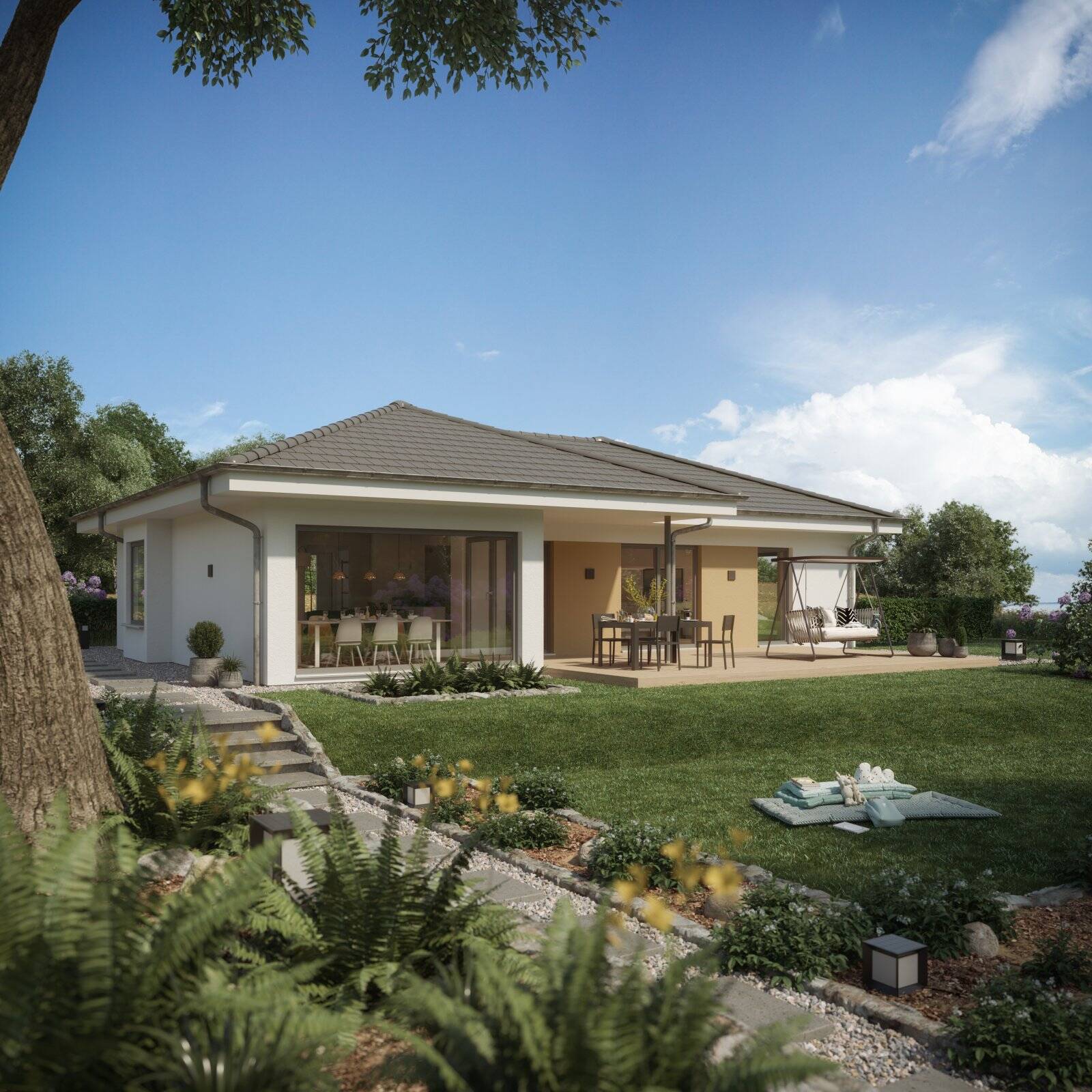 Dein individuelles LivingHaus: Ein Bungalow ganz nach deinen Wünschen und 18 monatiger Festpreisgarantie !