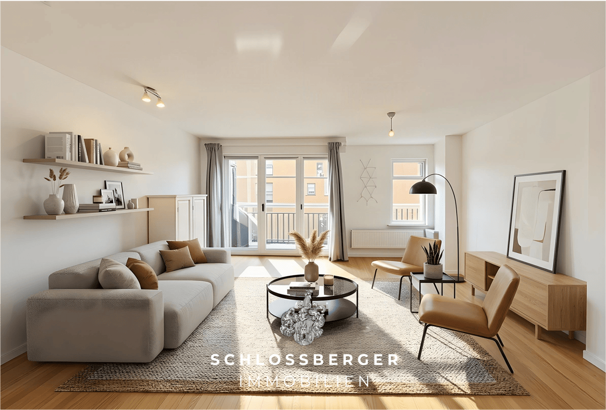 "SMART": MODERNE WOHNUNG MIT SÜDBALKON, ROOFTOP-ZUGANG UND EXZELLENTER ANBINDUNG – 80999 München – Bild 1 von 7