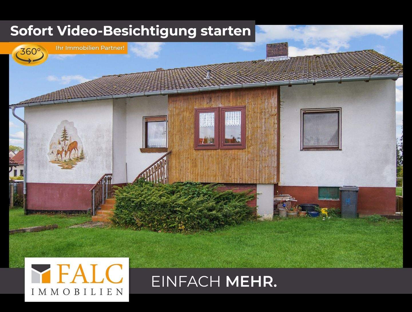 +++Voll unterkellerter Bungalow mit großem Garten+++ – Haina – Bild 1 von 9