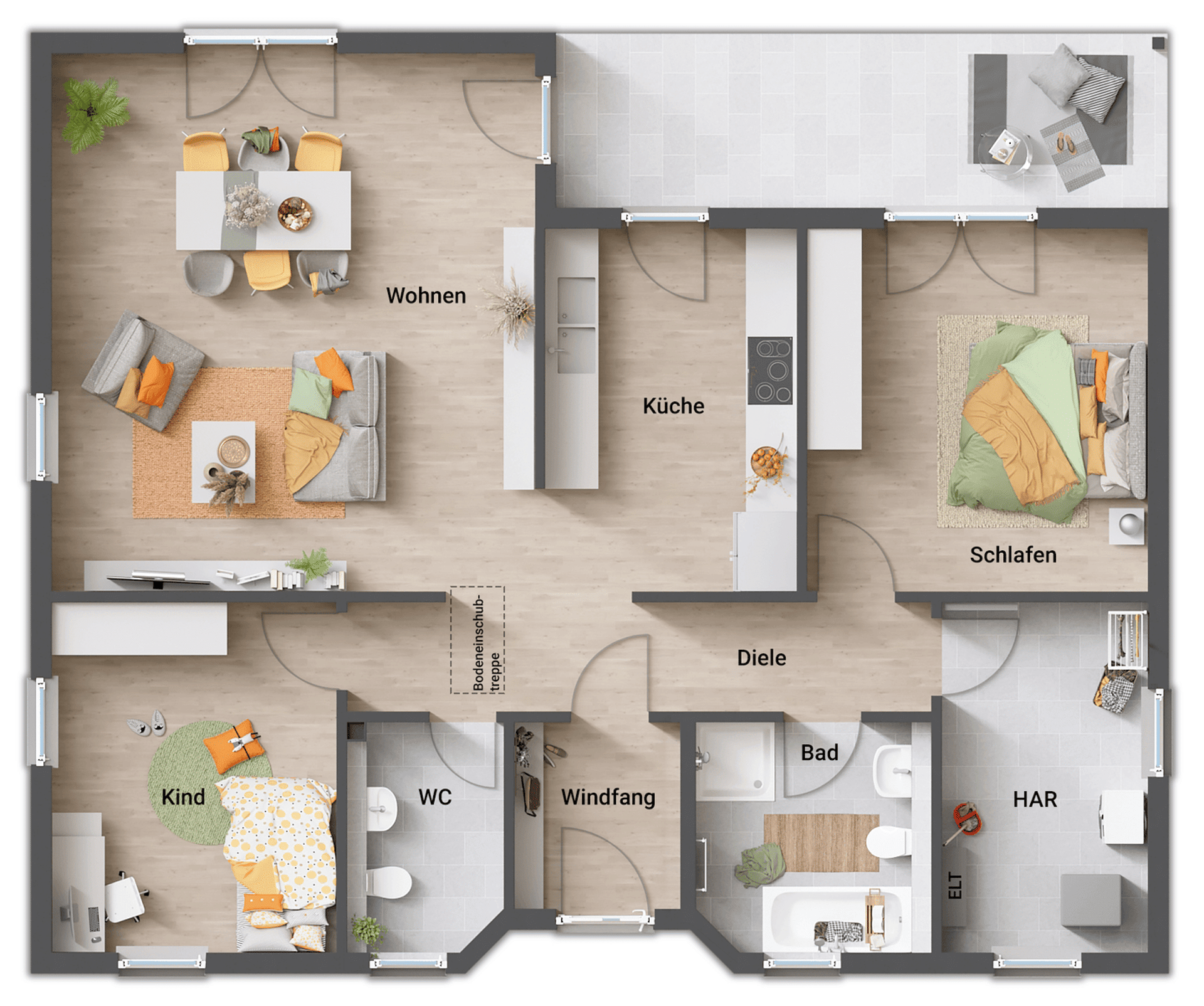 Bungalow in 29664 Walsrode mit 108 m² kaufen
