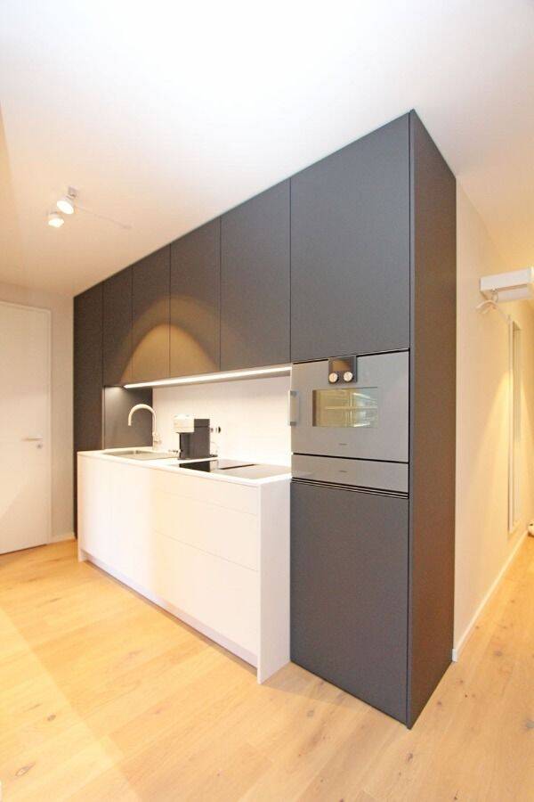 Modern möbliertes 2-Zi-Business-Apt mit kleinem Garten in München-Harlaching – München – Vorschaubild 2