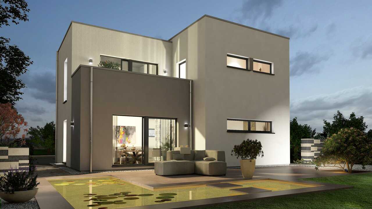 Ihr Haus in perfekter Optik mit Flachdach im Bauhausstil ! Preis bereits mit einem Grundstück berücksichtigt !