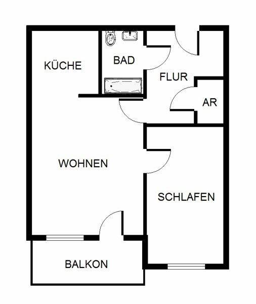 Das Glück hat ein Zuhause: ansprechende 3,5-Zimmer-Wohnung – Gelsenkirchen – Vorschaubild 2