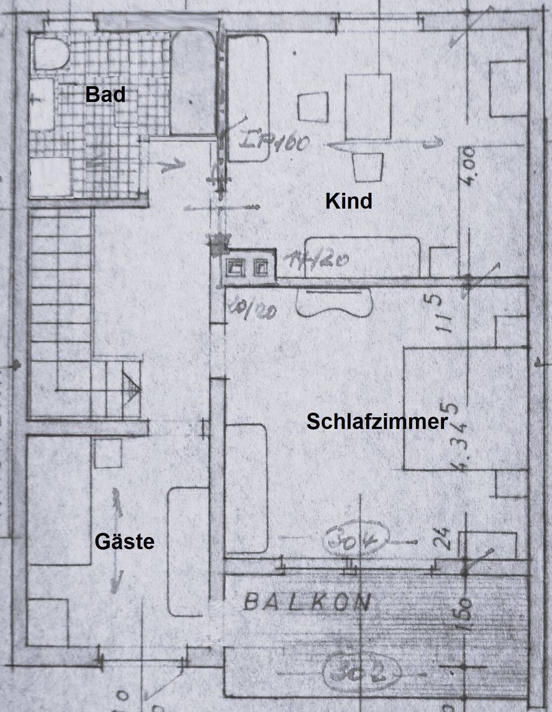 Geräumiges, gepflegtes EFH, Garten, Garage, Balkon, Terrasse – Grünstadt – Vorschaubild 3